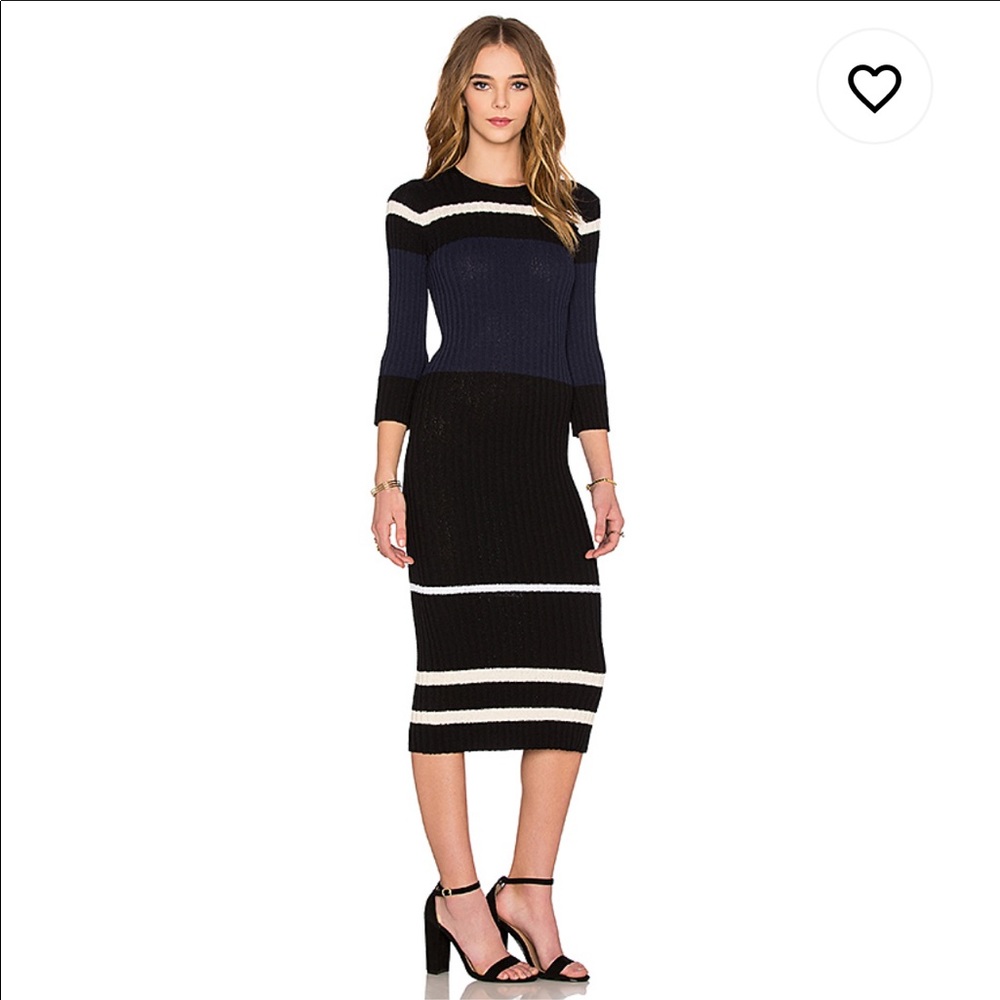 Cotton Terry Stripe Dress